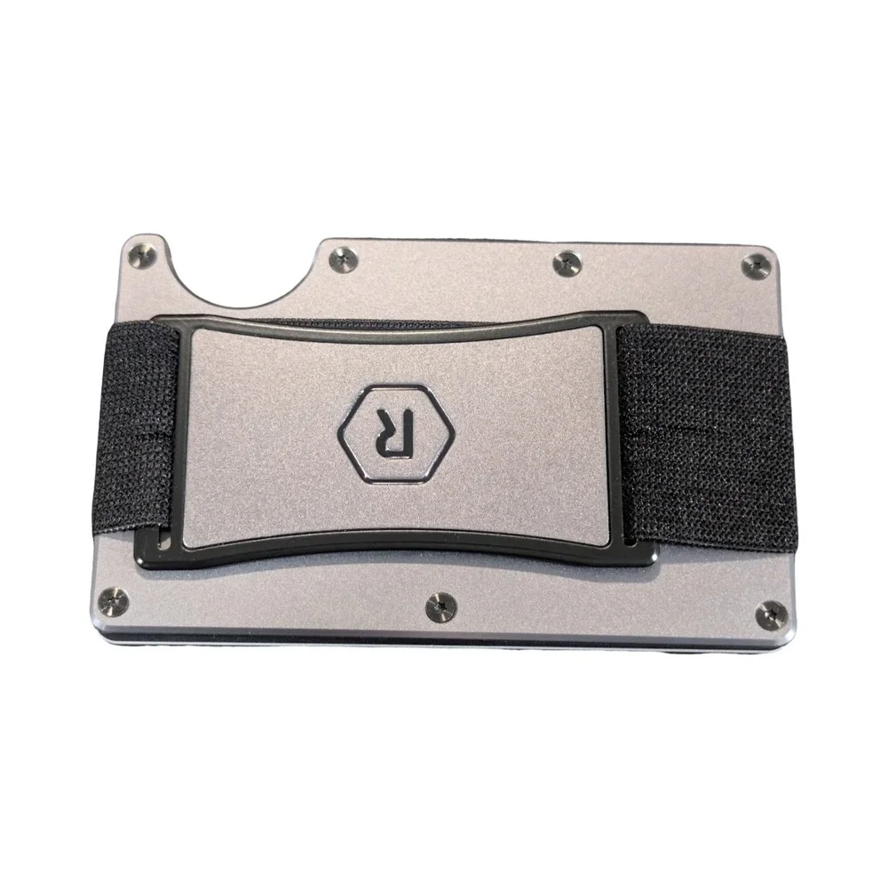 Qq2o The Ridge RFID Wallet for Magsafe W/ Cash Strap - Gunmetal Open Box Read⬇️